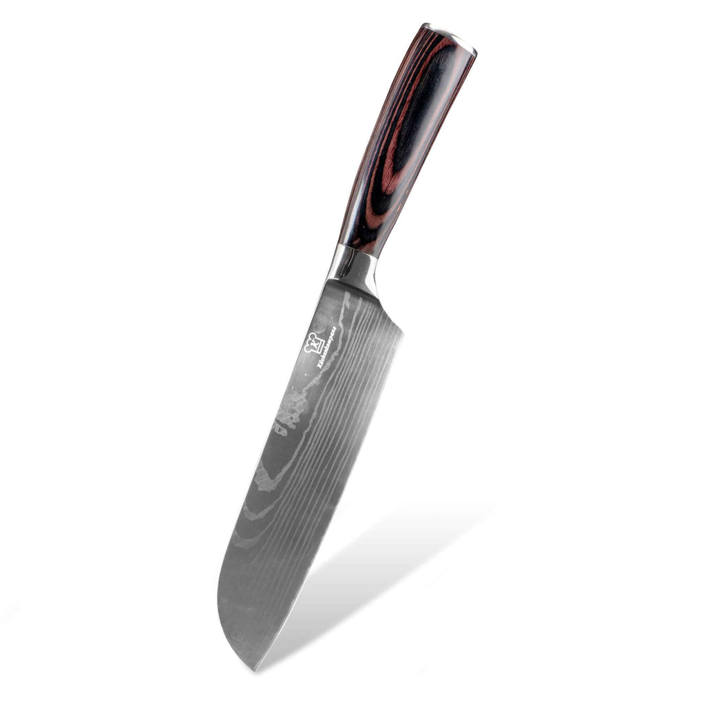 Japanisches Santoku Messer 7" - Küchenkompane